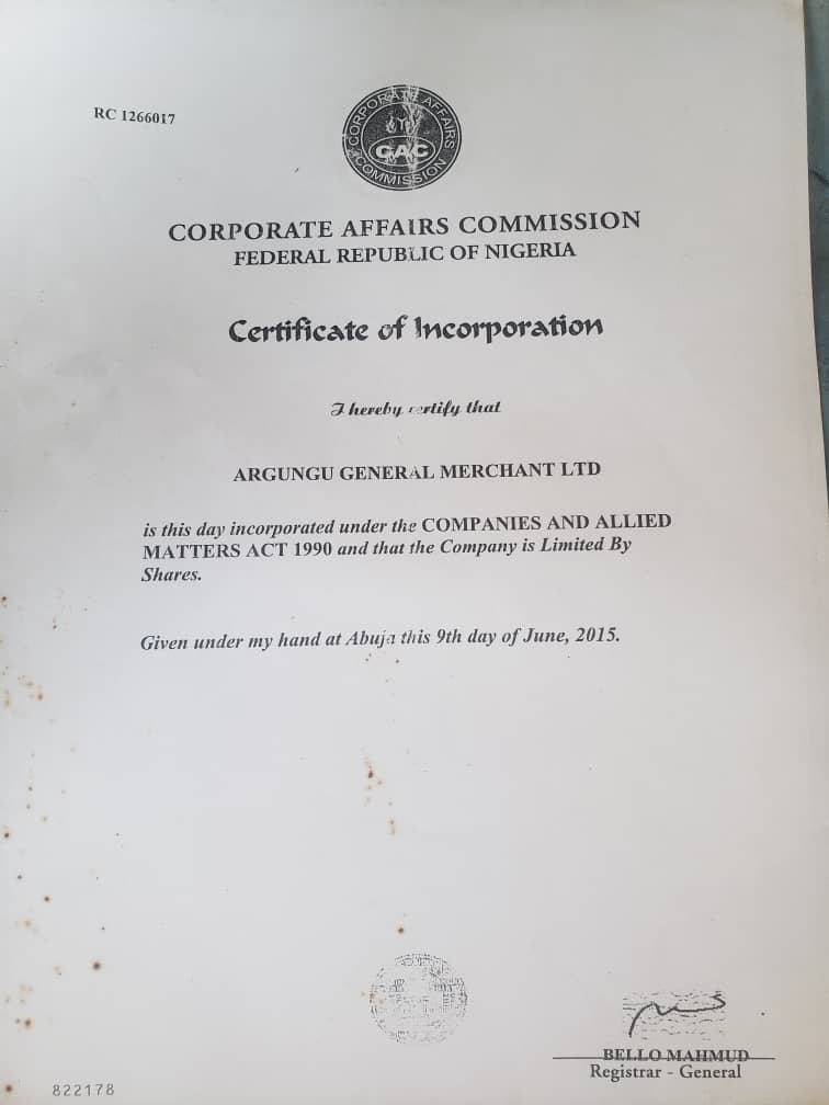 Certificate 3